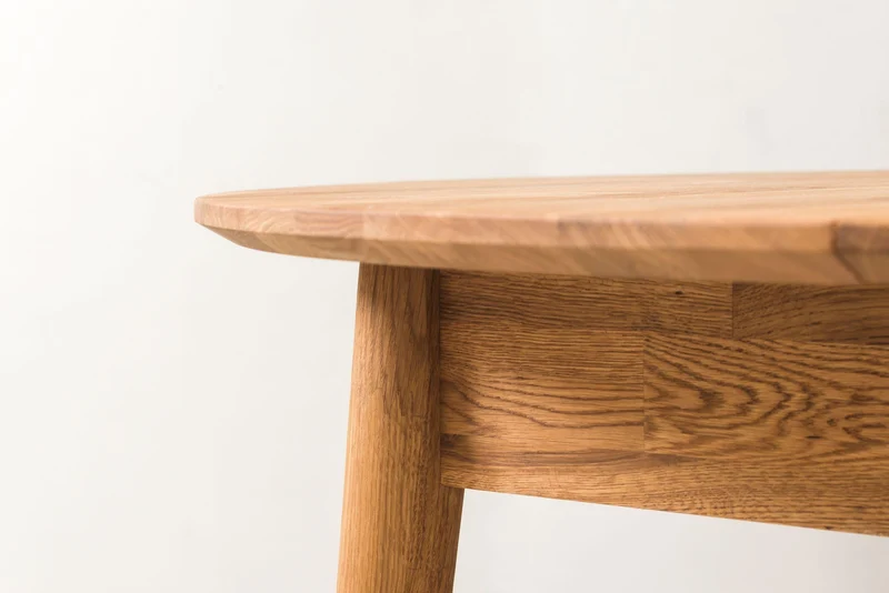 Table à manger ronde extensible en chêne massif Escandi 6 - NordicStory