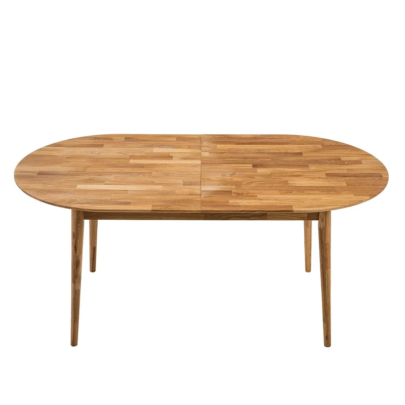 Table à manger ovale extensible en chêne massif Escandi 2 - NordicStory