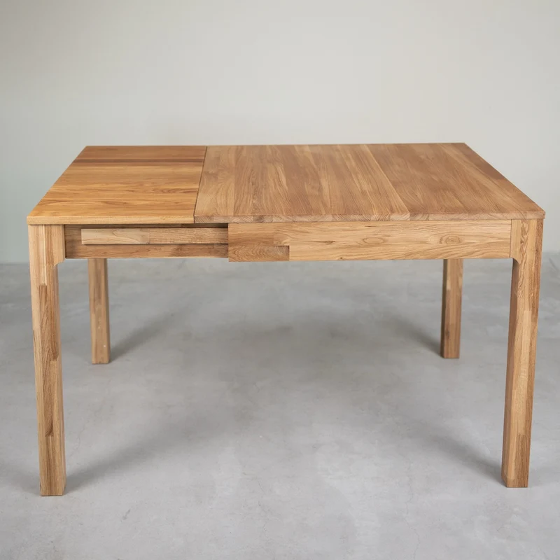 Table à manger extensible en bois massif de chêne Marsi - NordicStory