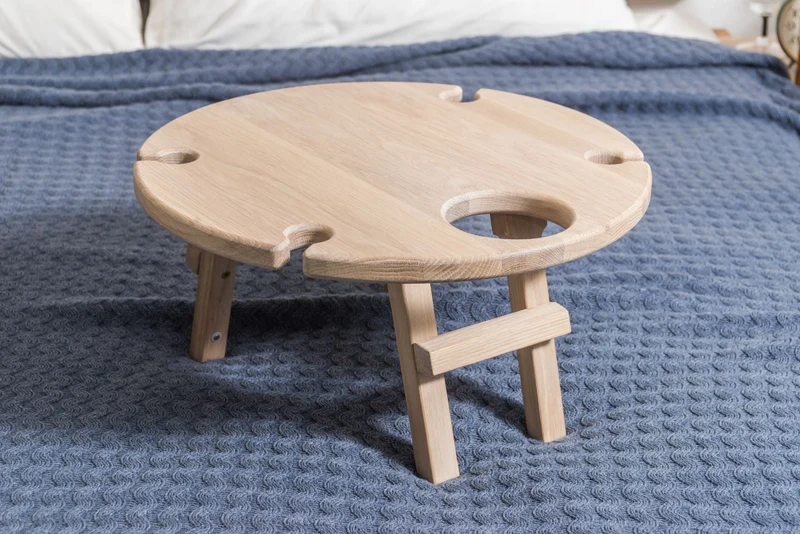 Table à vin pliante en chêne massif Merci - NordicStory