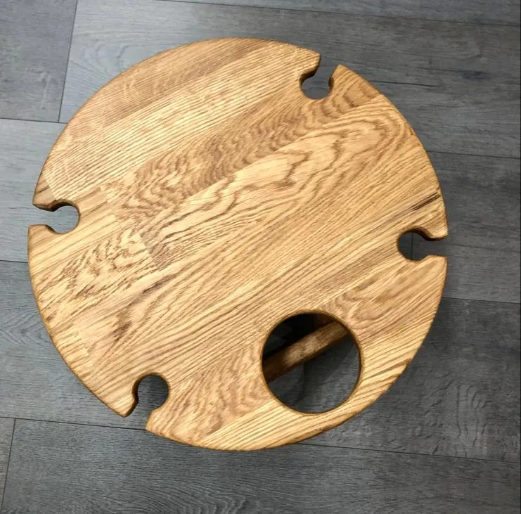 Table à vin pliante en chêne massif Merci - NordicStory
