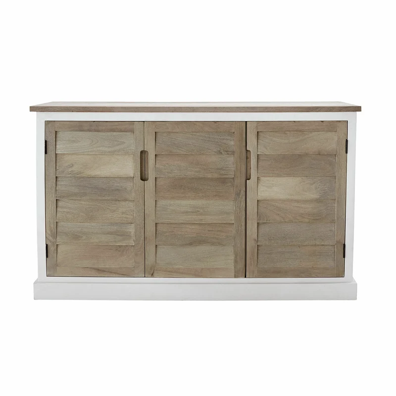 Buffet bas LOBERON Frapelle en bois de manguier