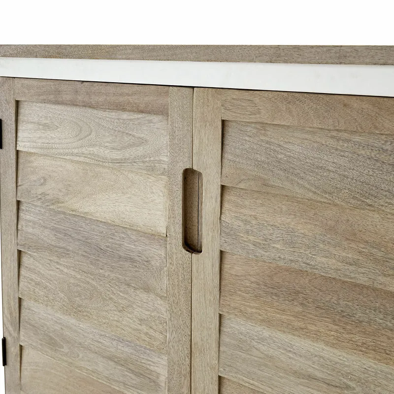 Buffet bas LOBERON Frapelle en bois de manguier