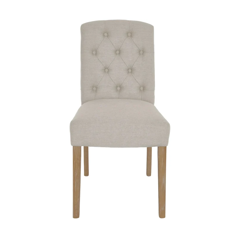 Chaise LOBERON Fulden tissu lin