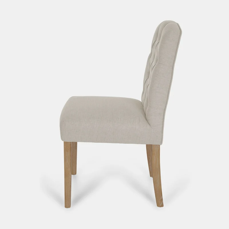 Chaise LOBERON Fulden tissu lin