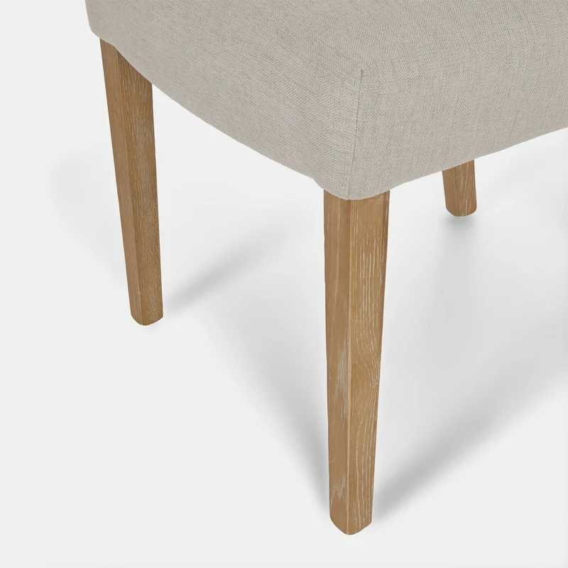 Chaise LOBERON Fulden tissu lin