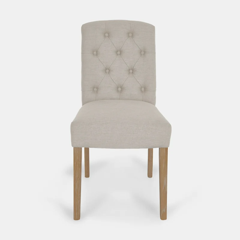 Chaise LOBERON Fulden tissu lin