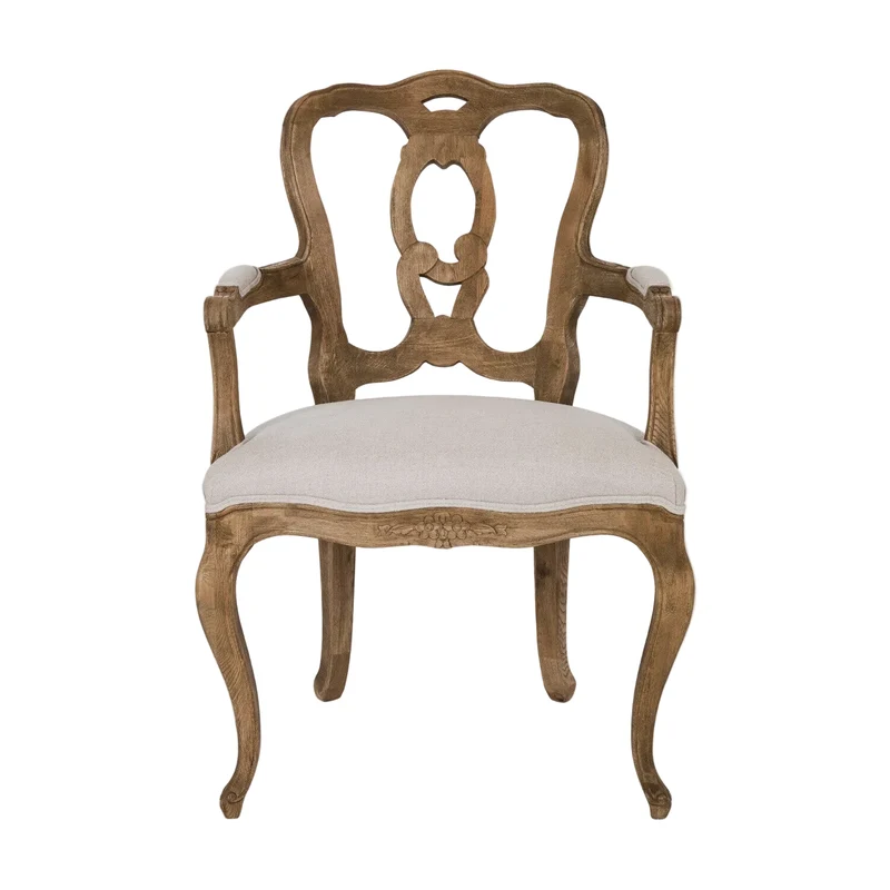 Chaise de salle à manger LOBERON Ladorée en bois de chêne