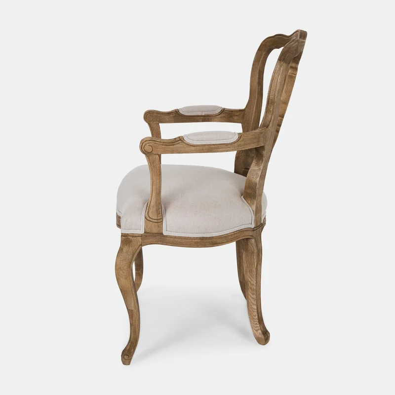 Chaise de salle à manger LOBERON Ladorée en bois de chêne