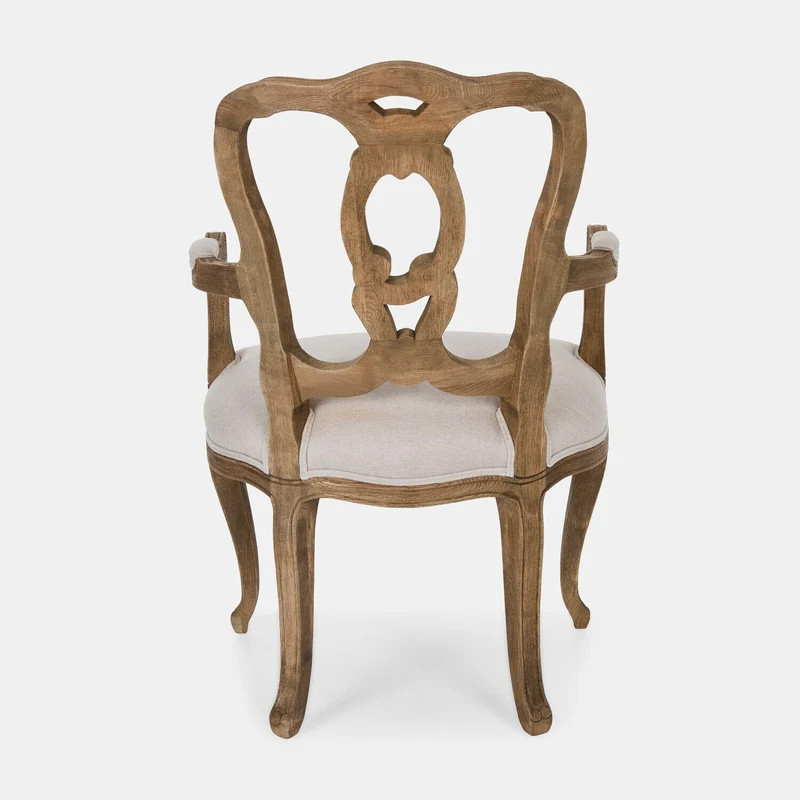 Chaise de salle à manger LOBERON Ladorée en bois de chêne