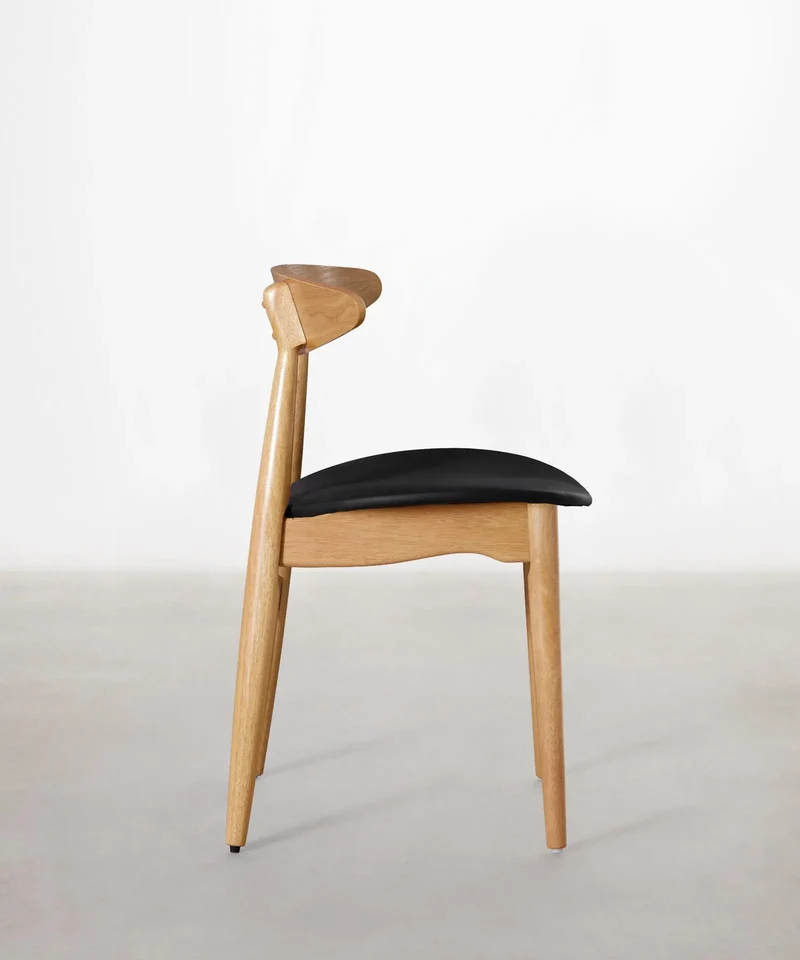 Silla de Comedor en Madera Acolchada Kyoto