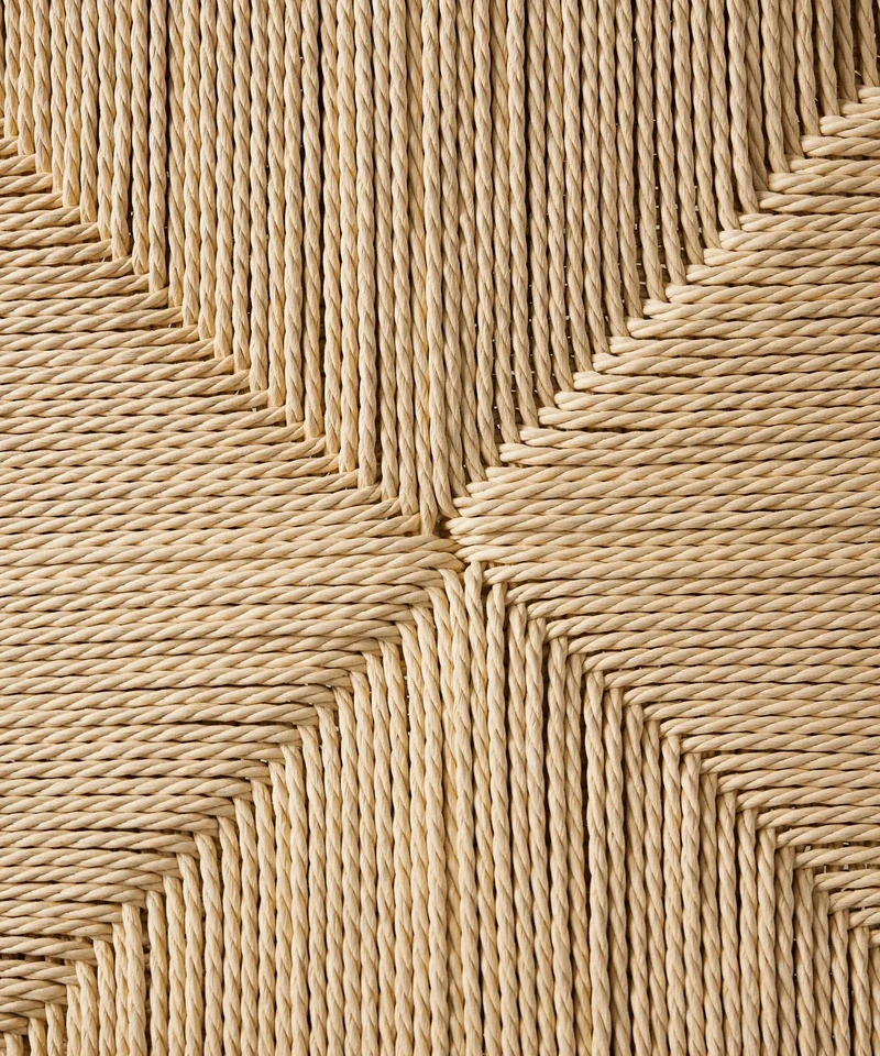 Silla de Comedor en Madera y Cuerda Trenzada Leena