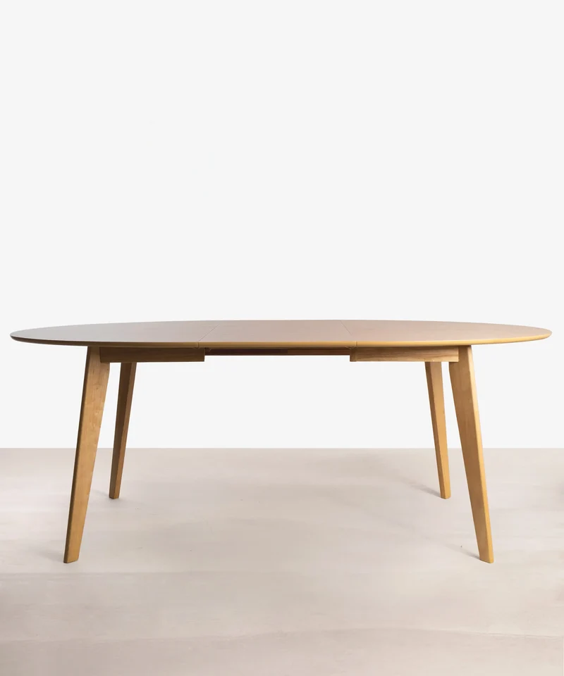 Mesa de Comedor Oval en Madera Extensible Gala (150-200 cm)