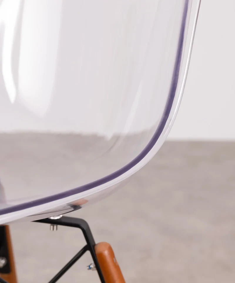 Silla de Policarbonato y Madera Elon