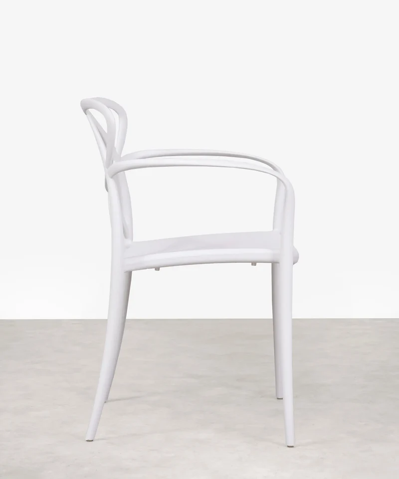 Silla de Polipropileno con Reposabrazos Maestro Arms