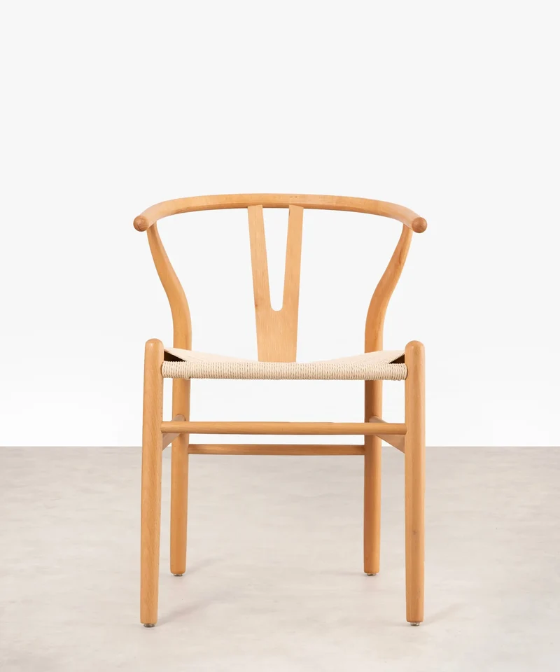 Silla de Madera y Cuerda Trenzada Uish