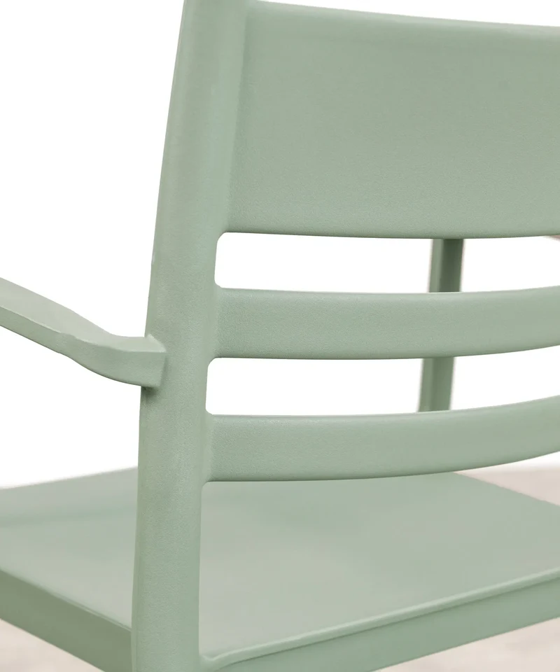 Silla de Polipropileno con Reposabrazos Nina Arms