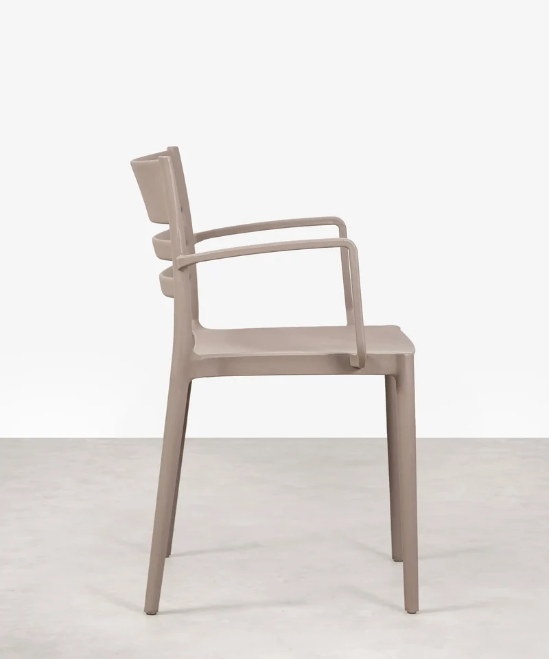 Silla de Polipropileno con Reposabrazos Nina Arms