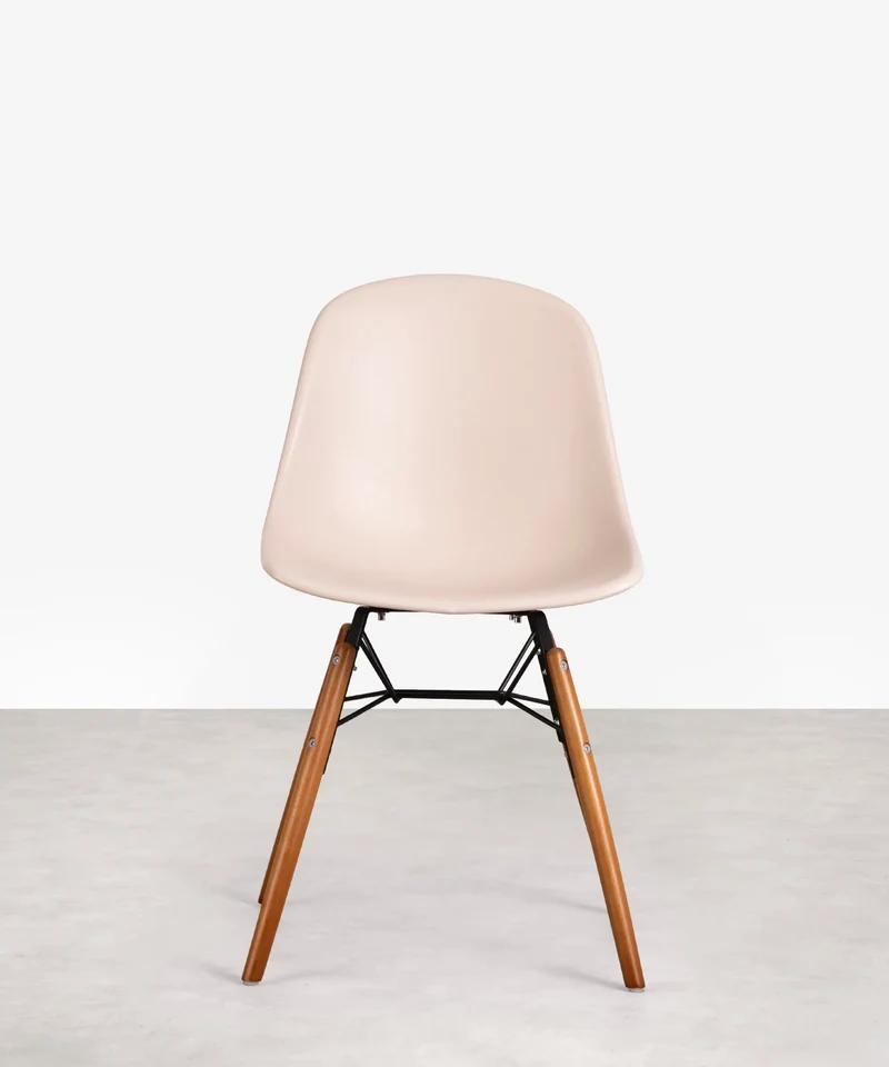Silla de Polipropileno y Madera Elon