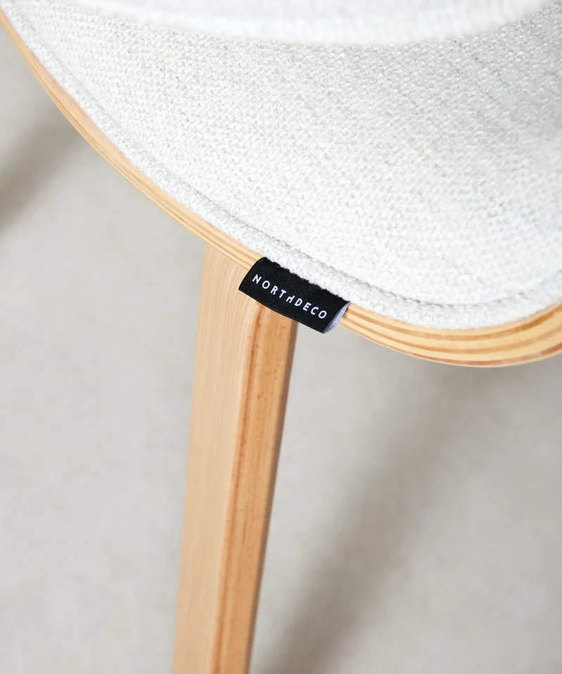 Silla de Comedor en Madera y Polipiel Binsa