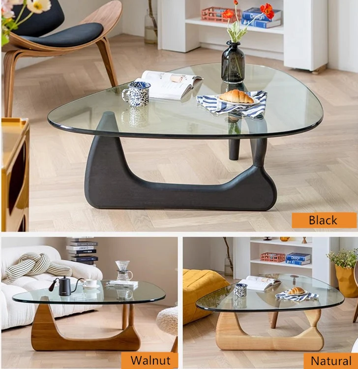 Table Basse Minimaliste En Verre Trempé