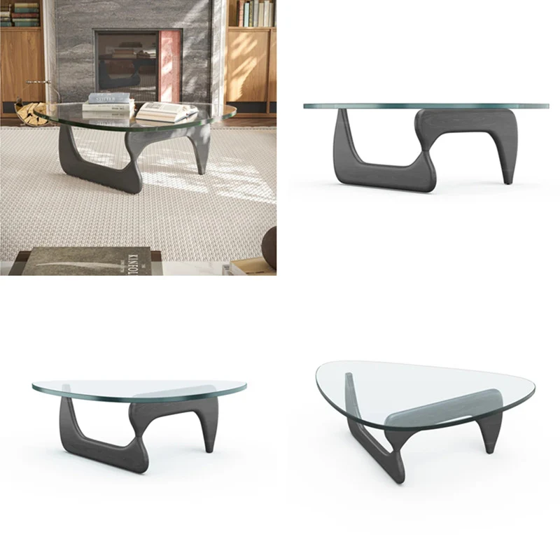 Table Basse Minimaliste En Verre Trempé