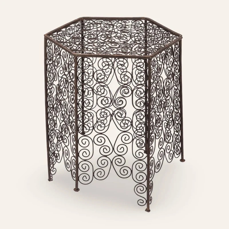 Table d’appoint en fer marocain | Décoration arabe