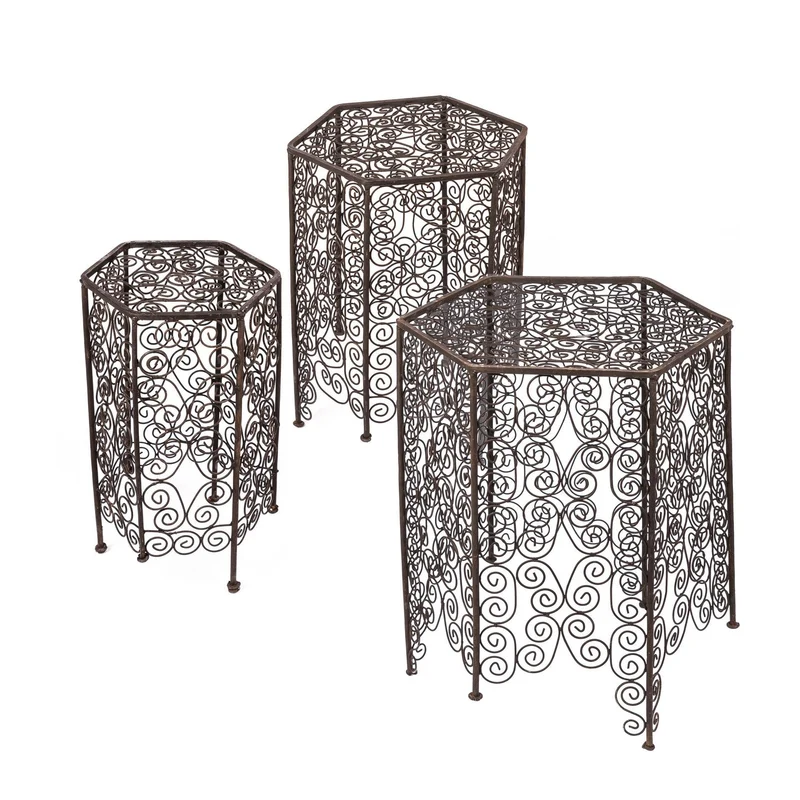 Table d’appoint en fer marocain | Décoration arabe