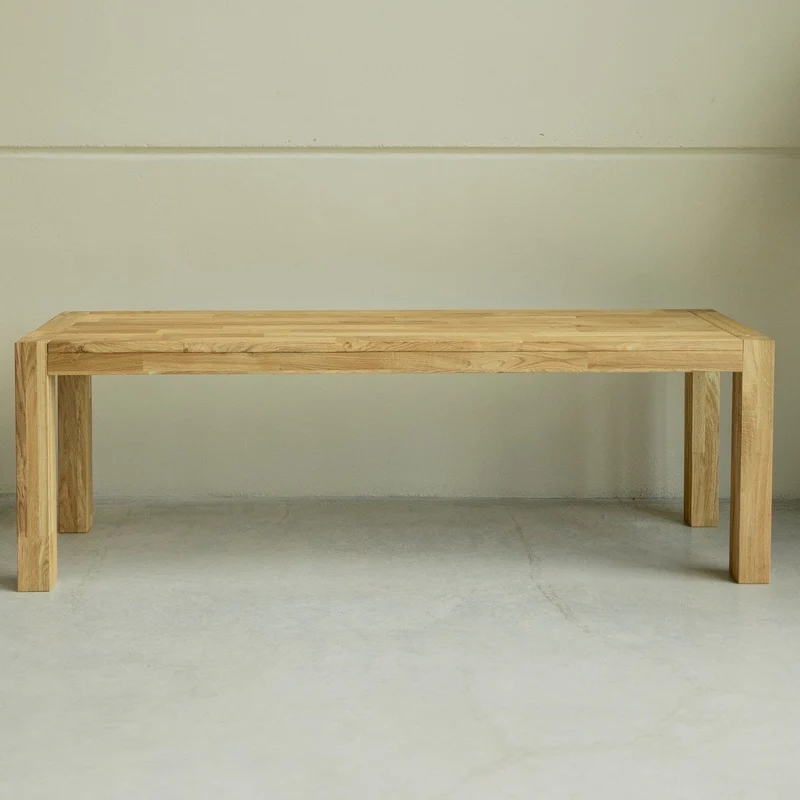 Banc rustique en bois massif de chêne Provence - NordicStory
