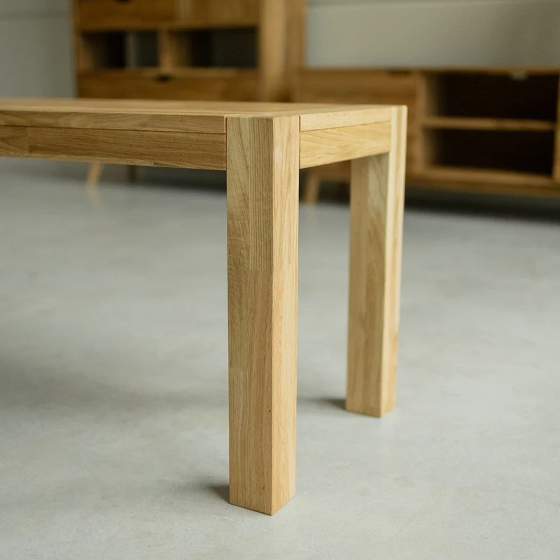 Banc rustique en bois massif de chêne Provence - NordicStory