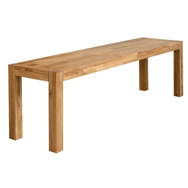 Banc rustique en bois massif de chêne Provence - NordicStory