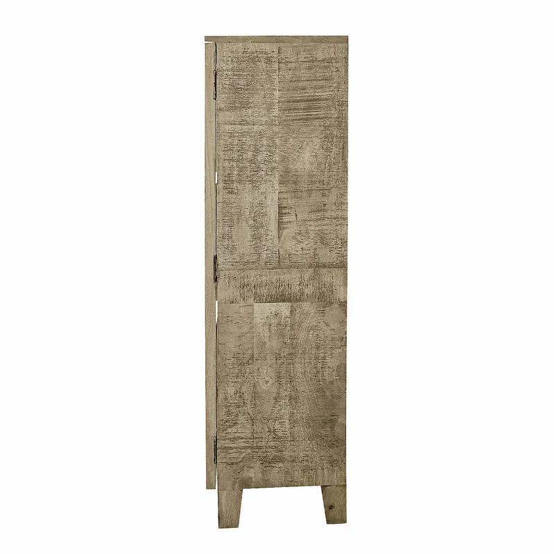 Vitrine LOBERON Stoneham en bois marron