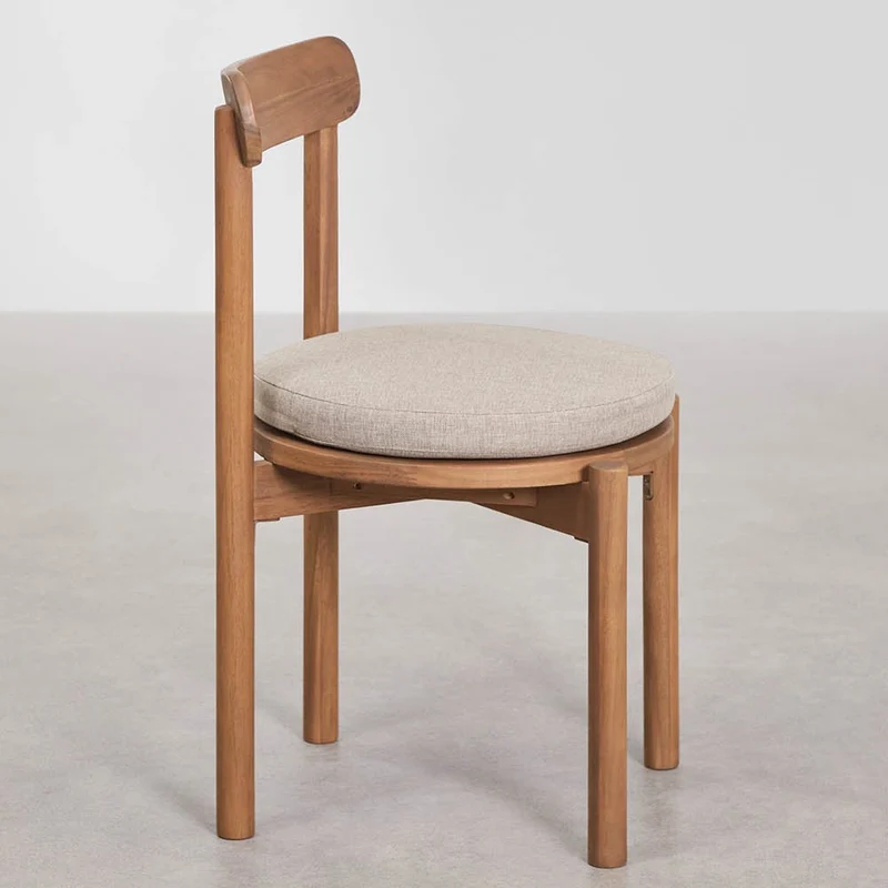 Lot de 2 chaises de jardin SKLUM Nualis en acacia