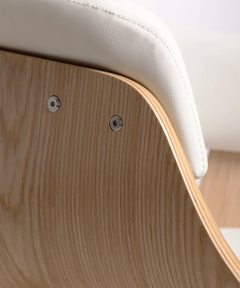 Silla de Comedor en Madera y Polipiel Beckett