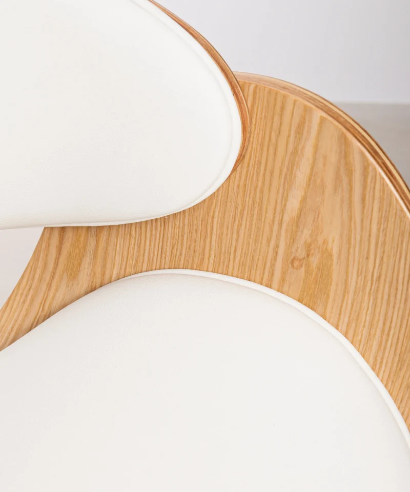 Silla de Comedor en Madera y Polipiel Debbie