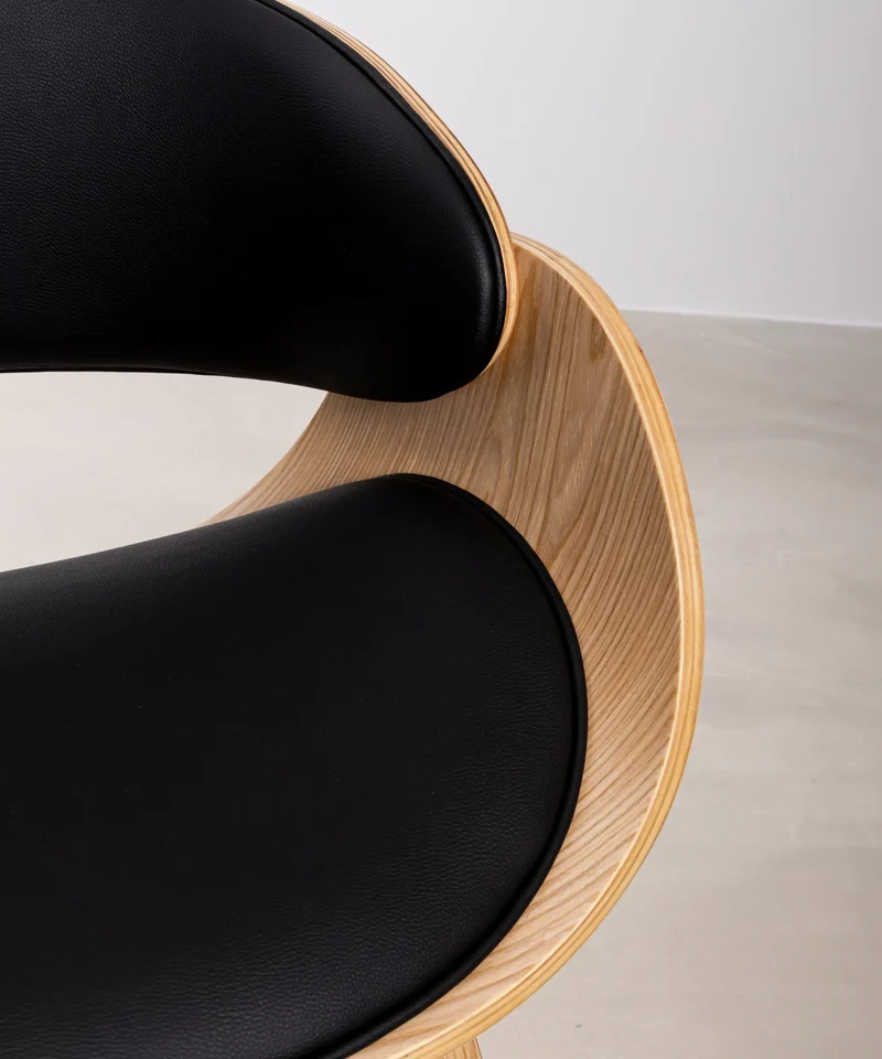 Silla de Comedor en Madera y Polipiel Debbie