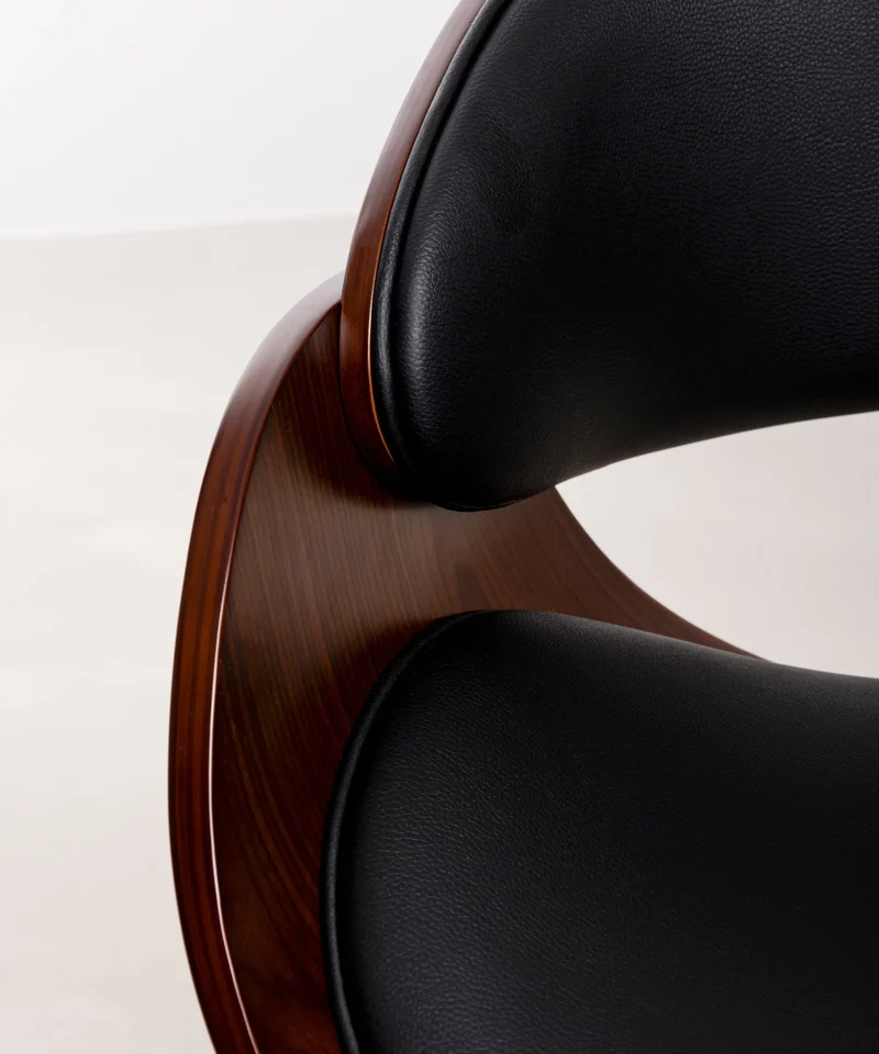 Silla de Comedor en Madera y Polipiel Debbie