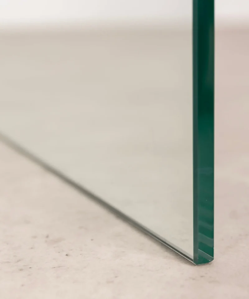 Mesa de Centro Rectangular de Cristal Templado Cheval (100 cm)