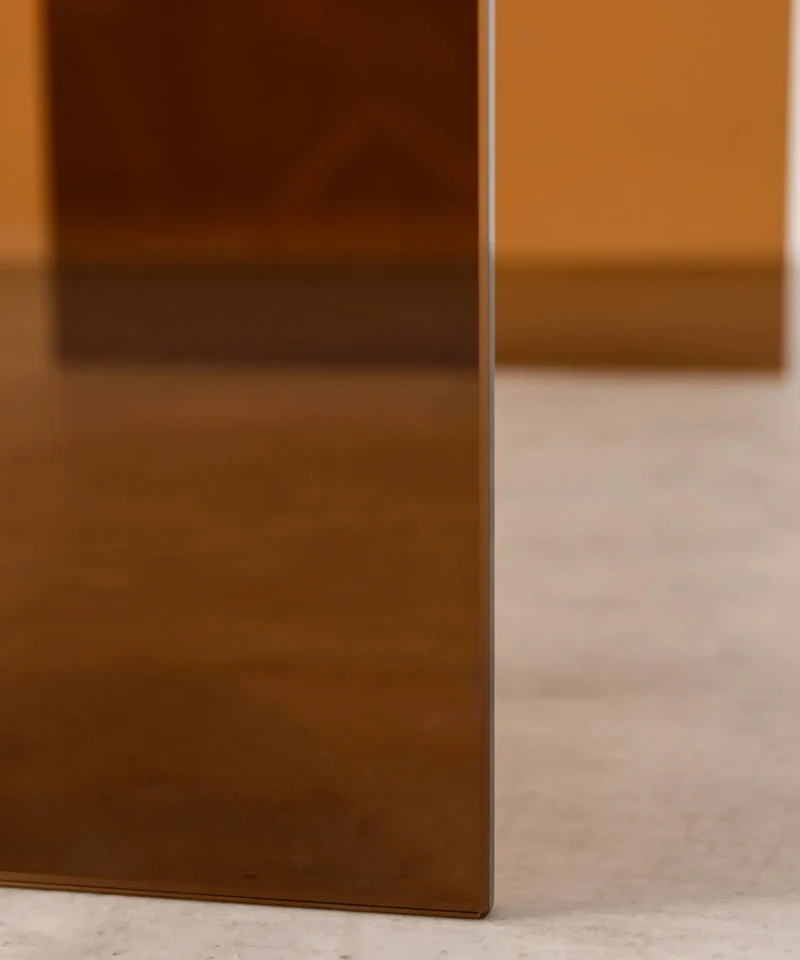 Mesa de Centro Rectangular de Cristal Templado Cheval (100 cm)