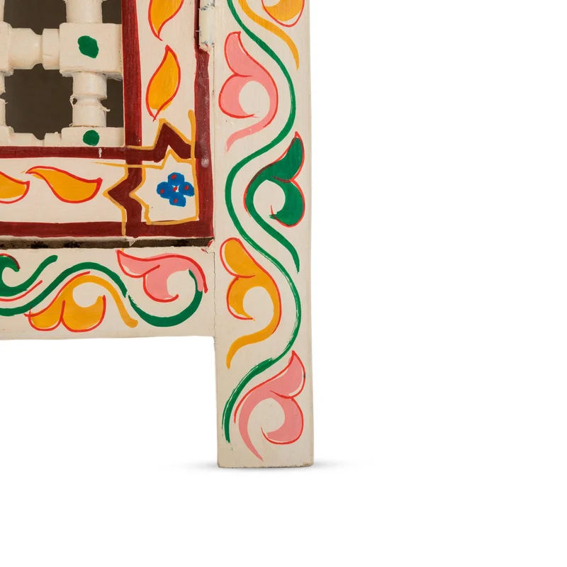 Table de nuit mousharabi arabe beige