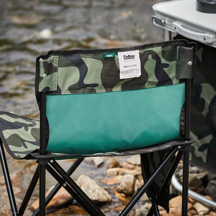 SoBuy FST96-TN Chaise de pêche | Chaise de Camping | Matériel de Camping