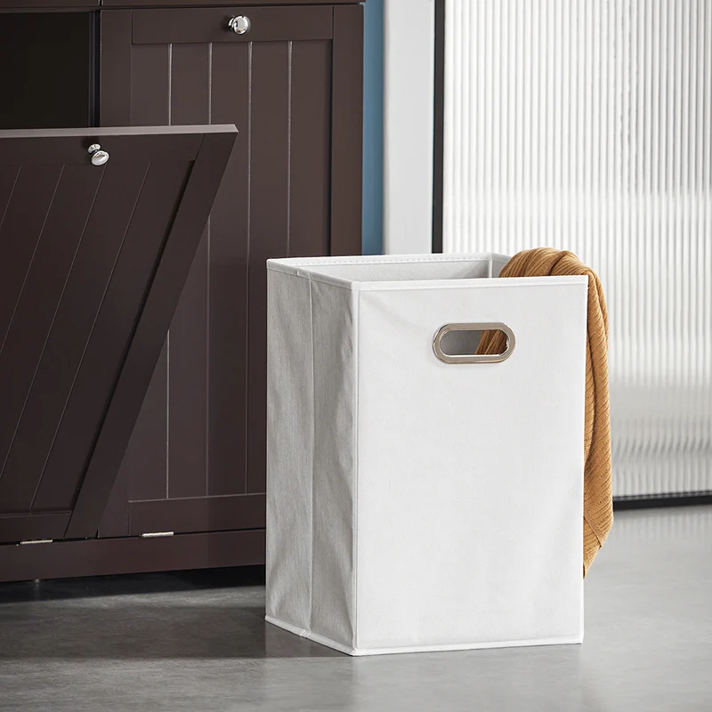 SoBuy BZR33-BR Meuble Bas de Salle de Bain Armoire Toilette avec 2 Tiroirs et 2 Paniers