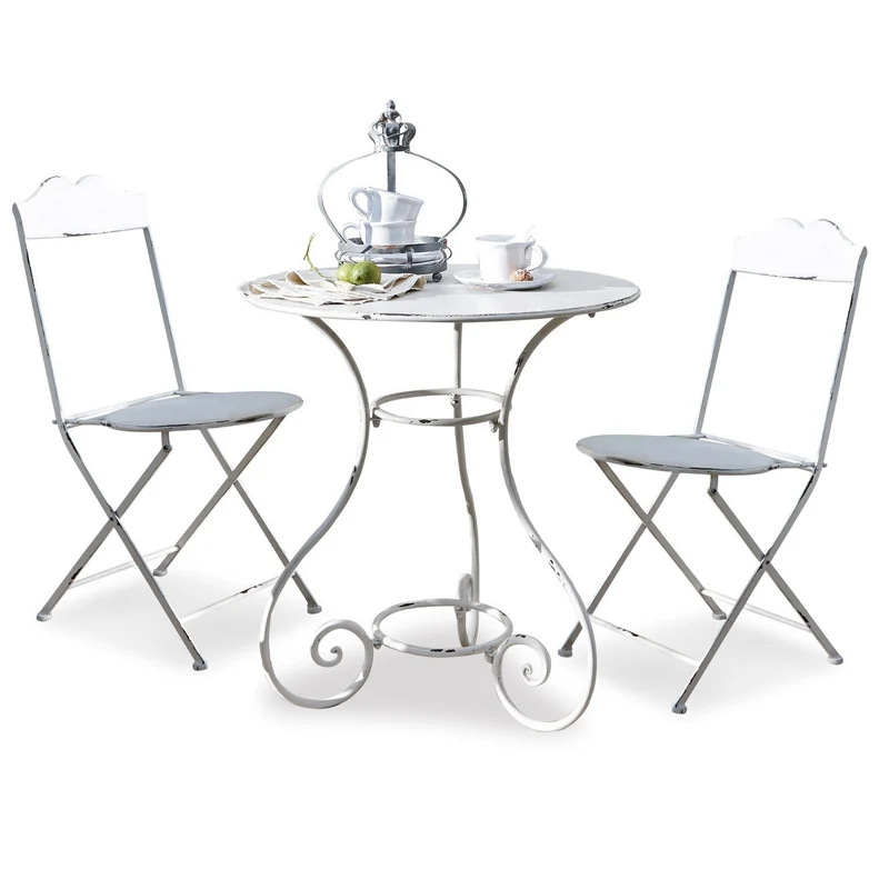 Ensemble table et chaises de bistrot Iteuil LOBERON