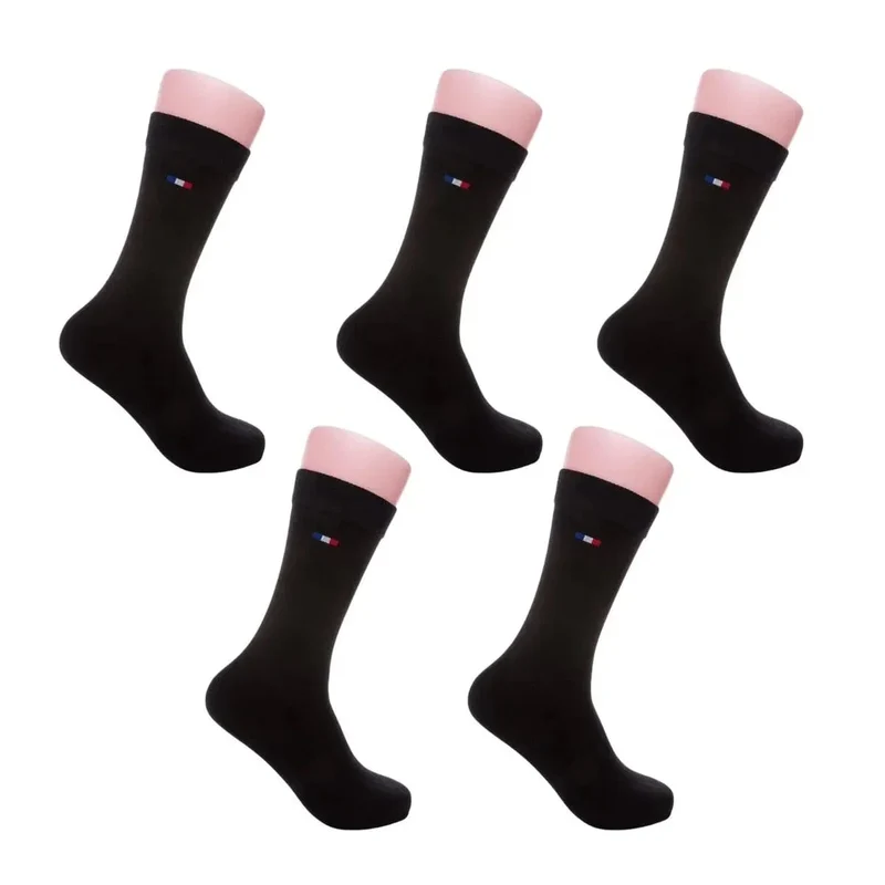 Pack de 5 paires chaussette française noire