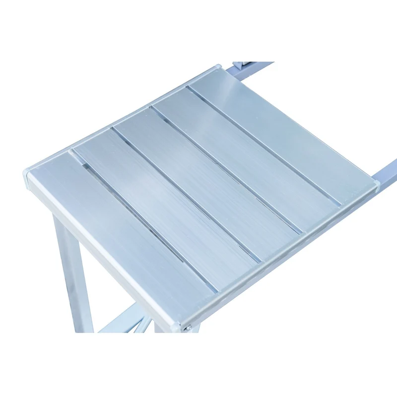 Table de pique-nique de camping en plein air en alliage d'aluminium Table et chaise pliantes intégrées