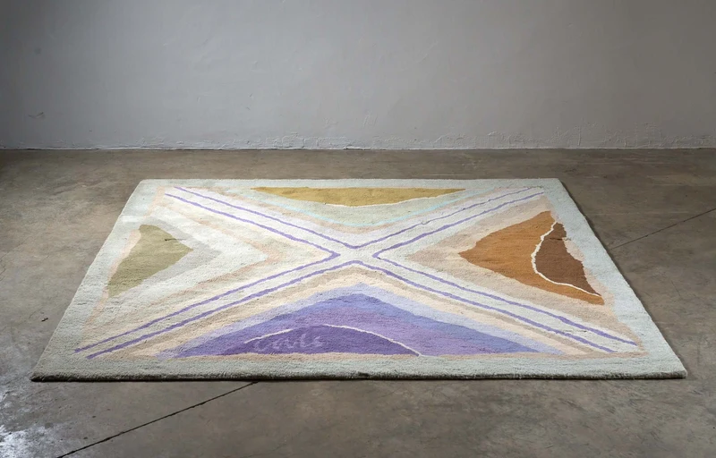 Limited Edition Cals Carpet for Bijenkorf, 1990 — One of Only 10