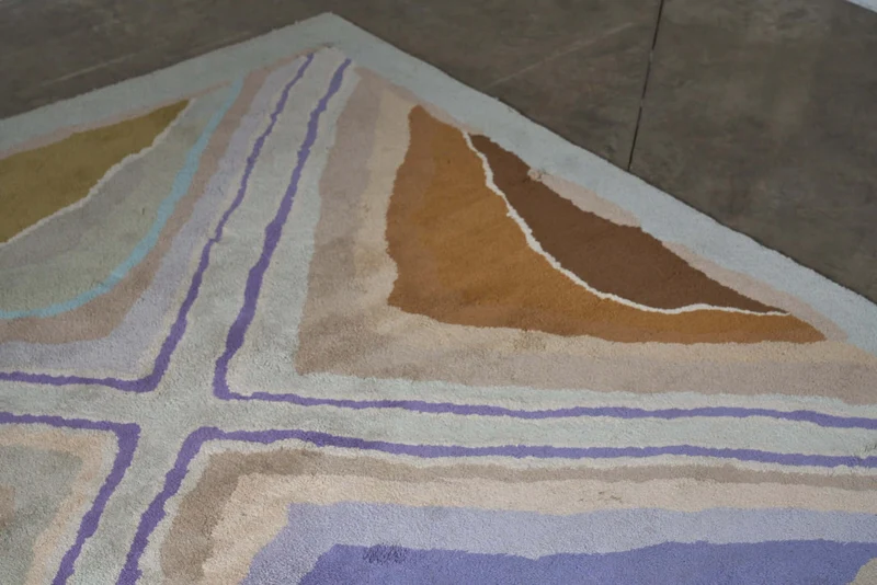 Limited Edition Cals Carpet for Bijenkorf, 1990 — One of Only 10