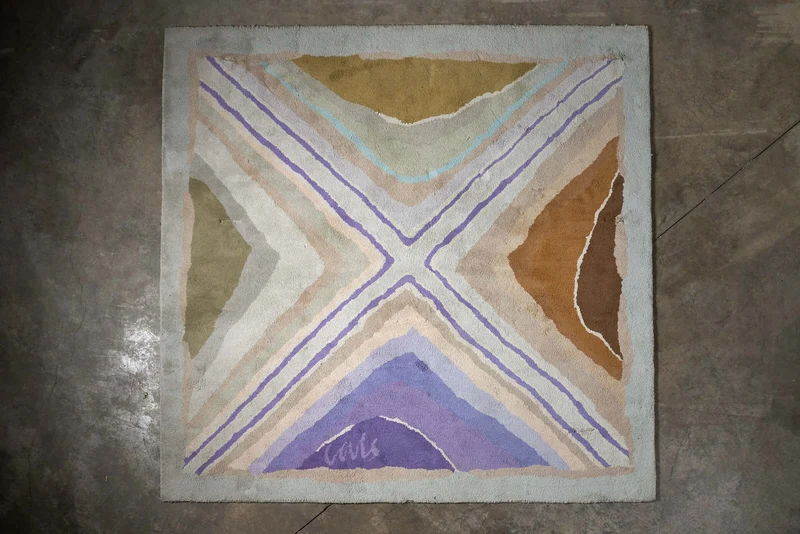 Limited Edition Cals Carpet for Bijenkorf, 1990 — One of Only 10