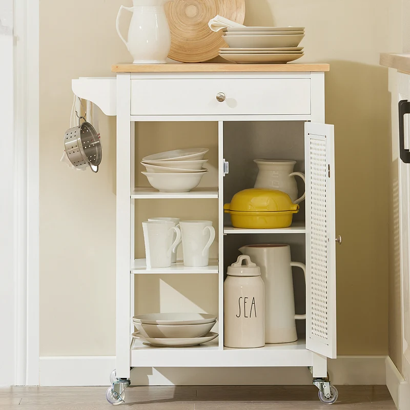 SoBuy FKW96-II-WN Desserte Roulant Buffet Meuble de Rangement Cuisine