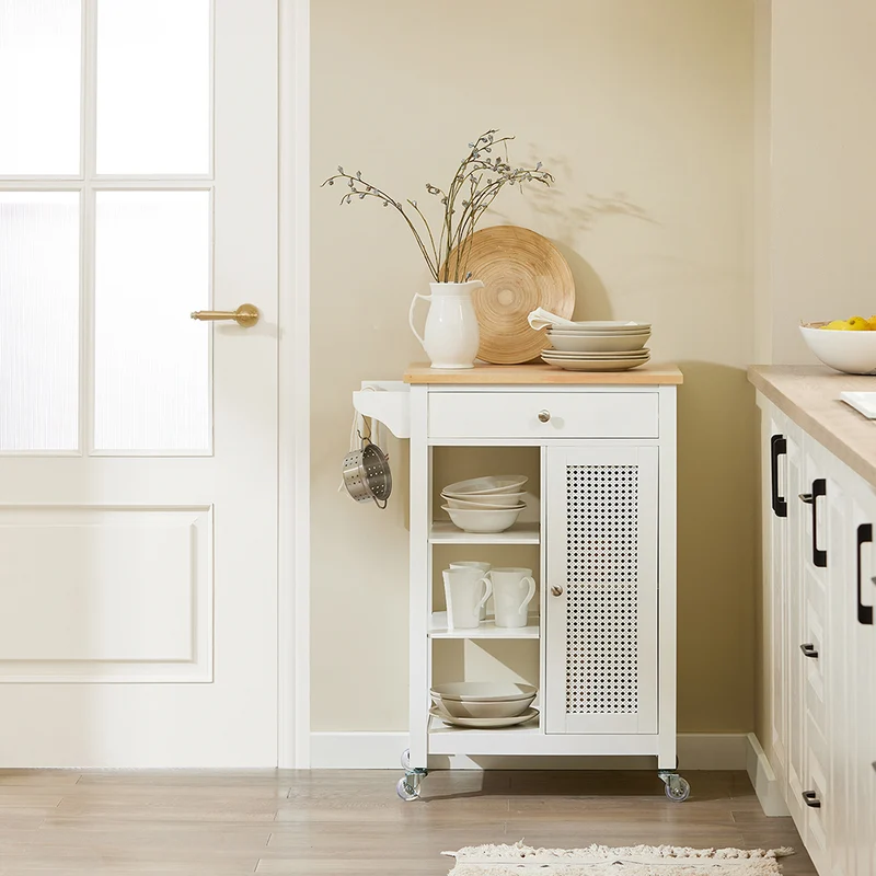 SoBuy FKW96-II-WN Desserte Roulant Buffet Meuble de Rangement Cuisine